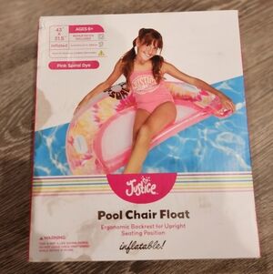 Justice Pink Spiral Dye Pool Float